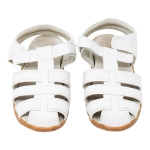 White Kids See Kai Run Sandals